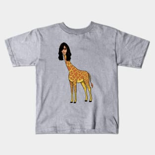 We're a Giraffey Family Kids T-Shirt